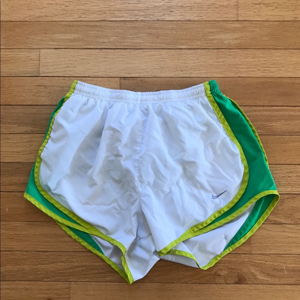 White  Nike Athletic Shorts